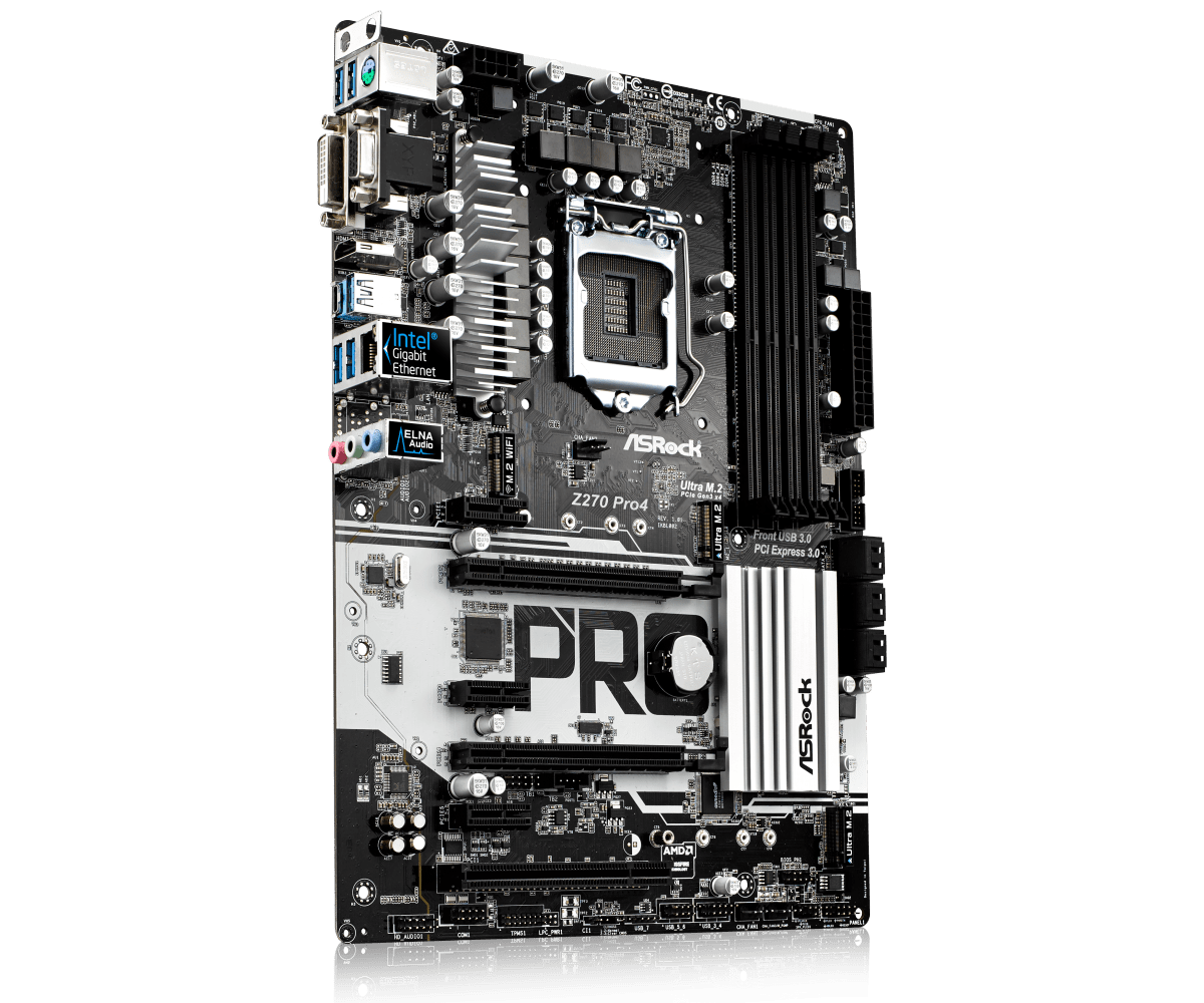 Asrock z270 pro4 подключение